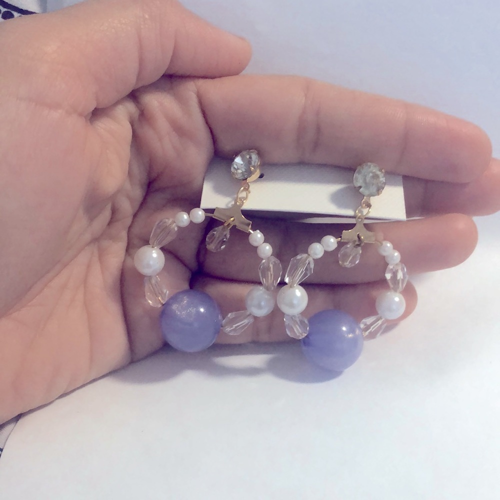Floral earrings vintage